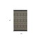 Homeroots 5 x 8 ft. Black & Brown Geometric Indoor & Outdoor Area Rug 396221 - alternate 7